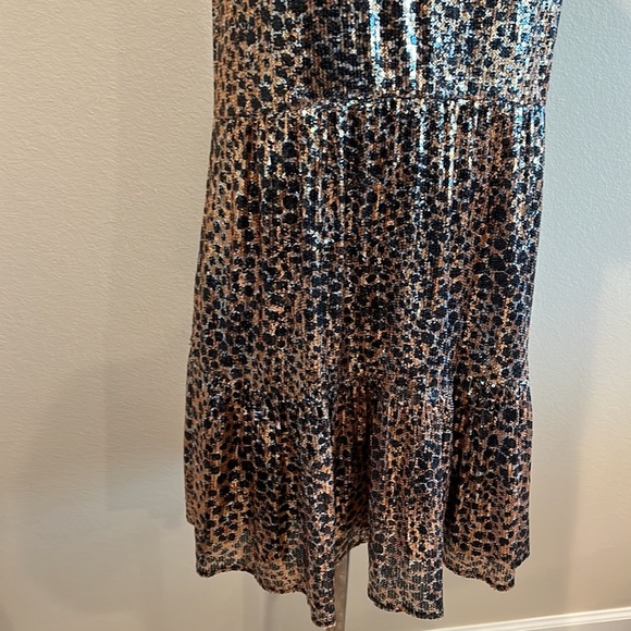 Leopard Sequin Dress - Picture 3 of 5